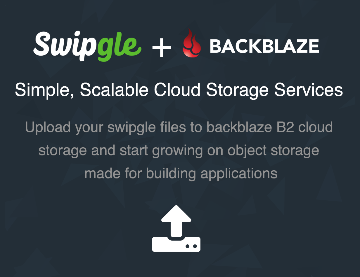 Backblaze B2 Cloud Storage Add-on For Swipgle - 1