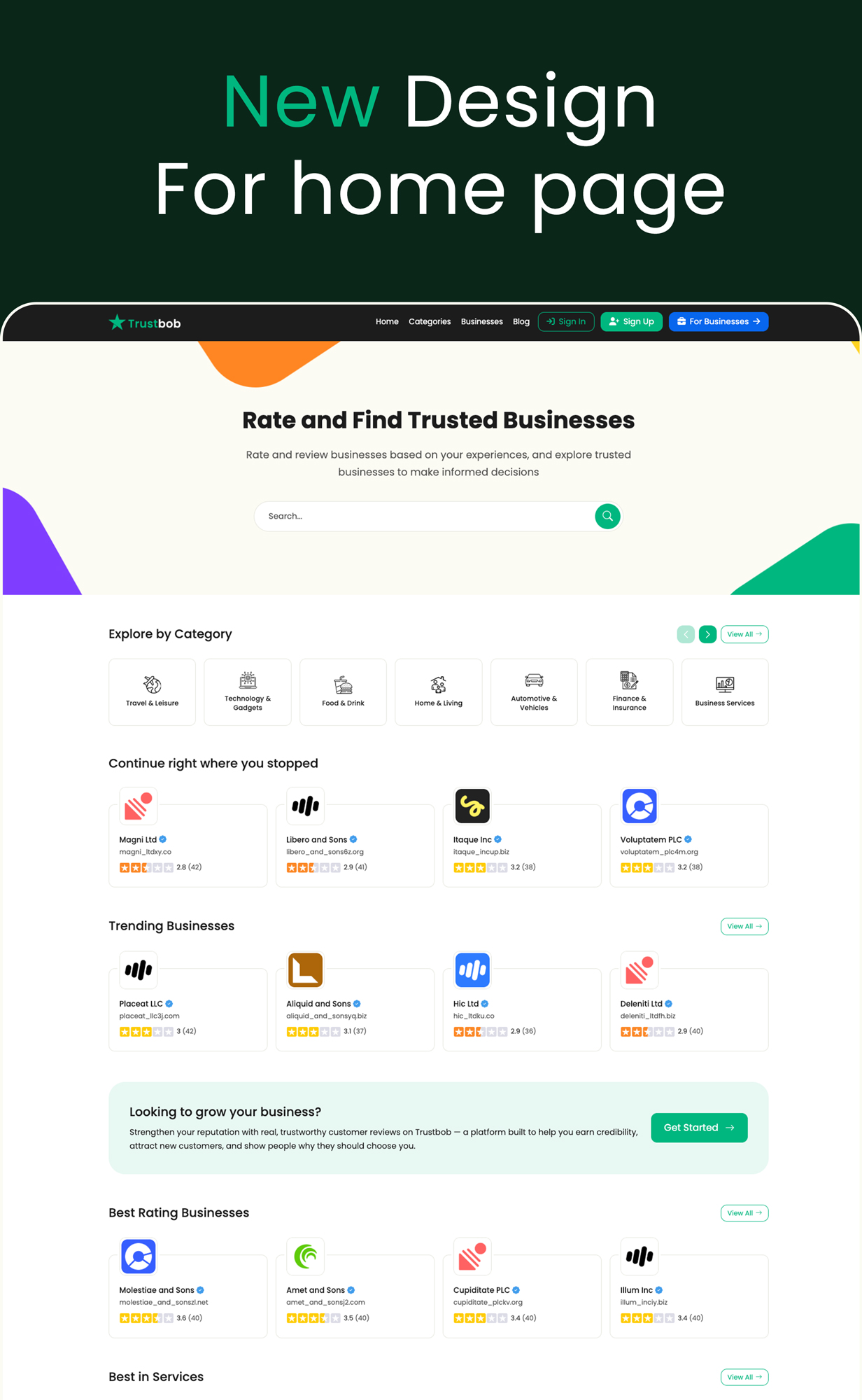 Rateon Theme For Trustbob - 1