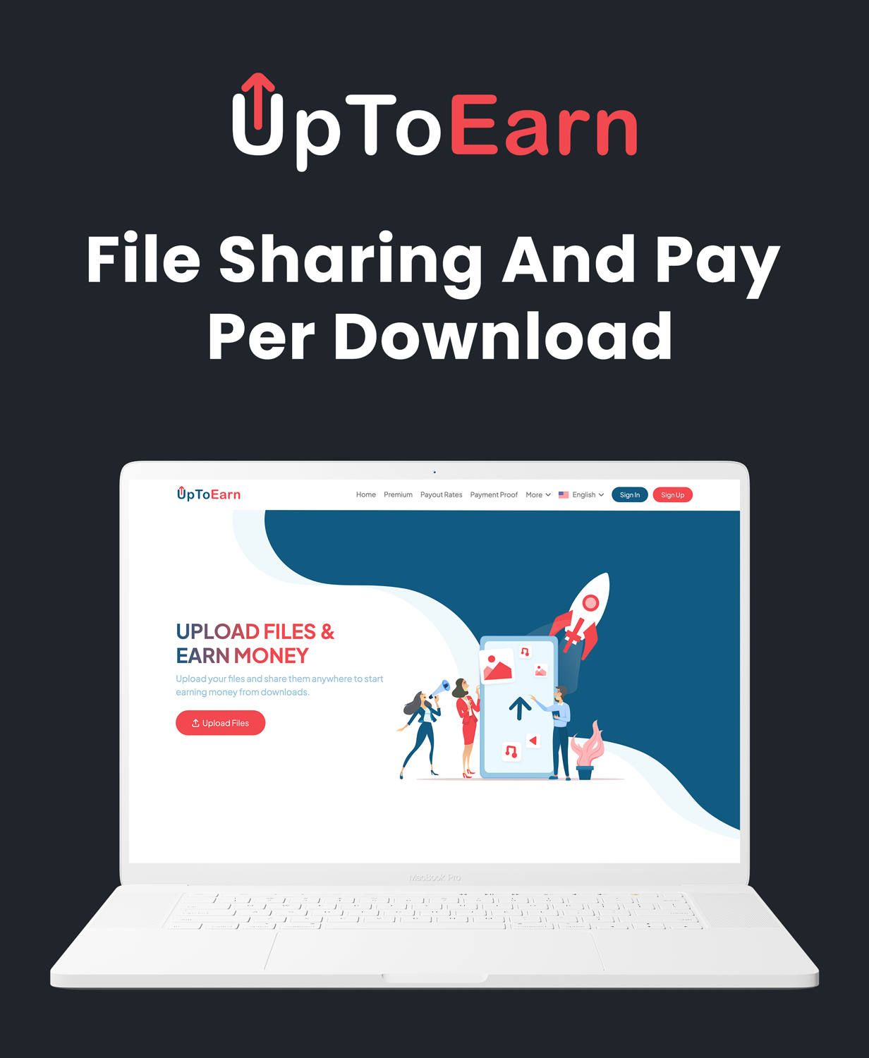 UpToEarn - File Sharing And Pay Per Download Platform - 2